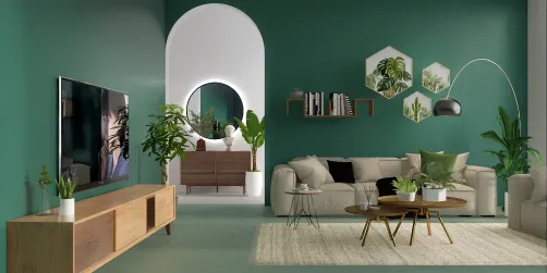 🌱🍃🪴green living room ￼🌿🪴