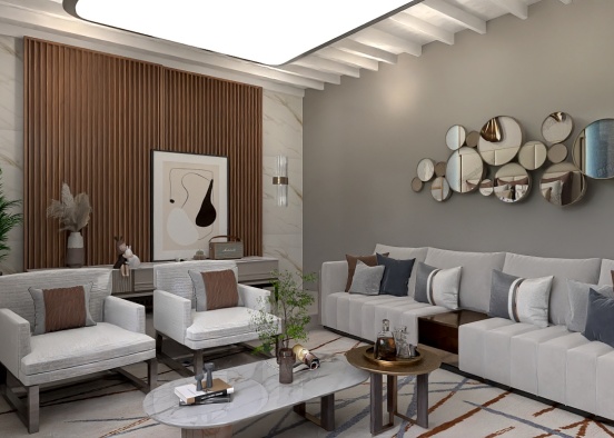Sala de estar 🤎 Design Rendering