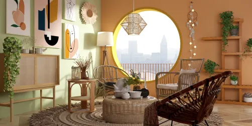 Boho coffee corner