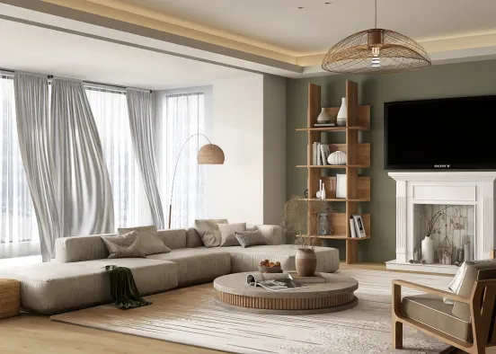 # Modern bohemian Renderização de Design