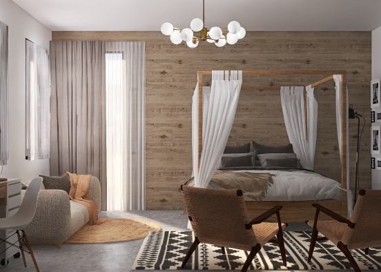 Cozy Room  Design Rendering