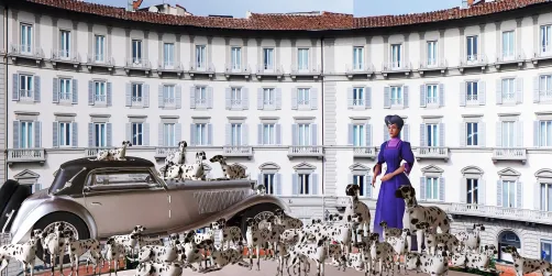 101 Dalmations with Cruella deVille