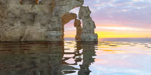 Playa de “Las catedrales”Galicia España