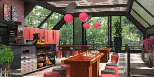 Flamingo cafe