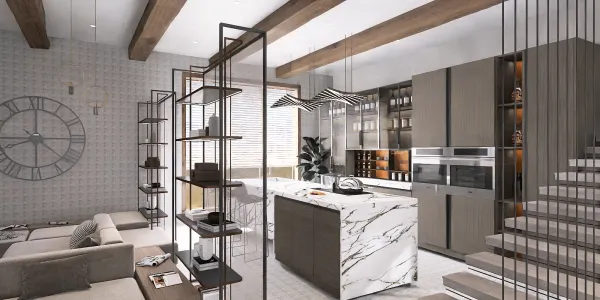 Professional interior design created with Homestyler 3D design software