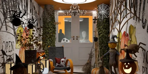 "Spooky Halloween Porch” Trick or Treat