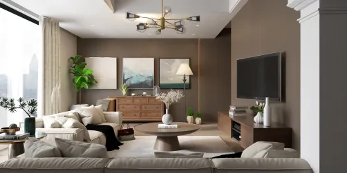 A not so marble living room