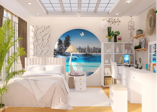🥰💗my type of bedroom 2 🤍🍃 Design Rendering