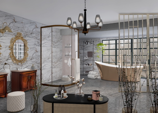 Bath and relax Design Rendering