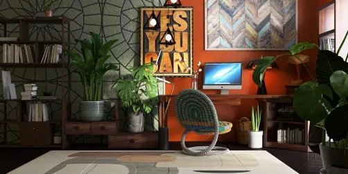 Cosy home office vibes