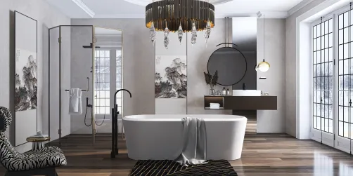 Retro Modern Bathroom 