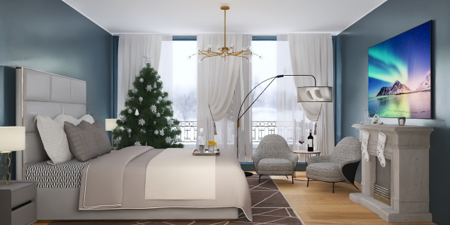 A cozy Christmas Bedroom 🎄🕯