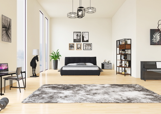 Interior decoration design(*bedroom*) Design Rendering