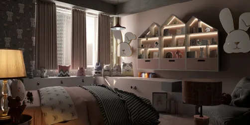 Little girls bedroom. 