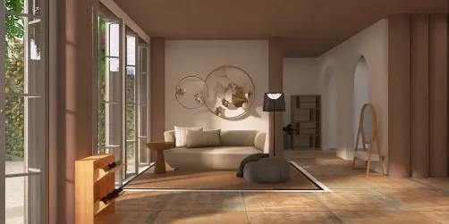 cute simplistic living room 