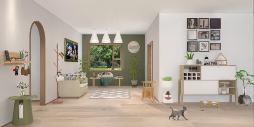 entrata di casa e
 salottino 
