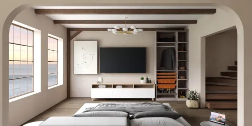 Zen seaside bedroom