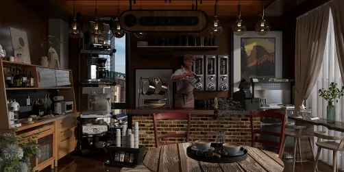 The coffee shop