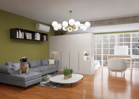 A mini apartment  Design Rendering