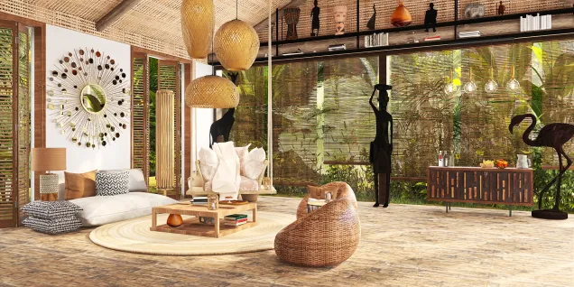 African living room