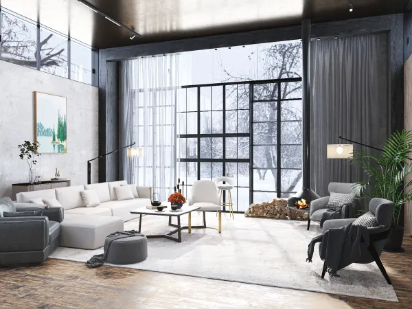 Professional interior design created with Homestyler 3D design software