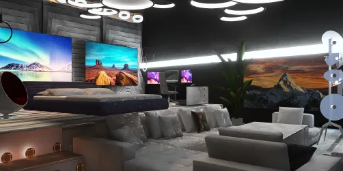 Hotel Suite Futuristic Cyberpunk Style(Cyberpunk Contest Entry no6)