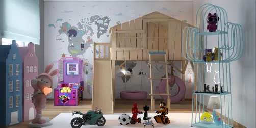quarto de jogos