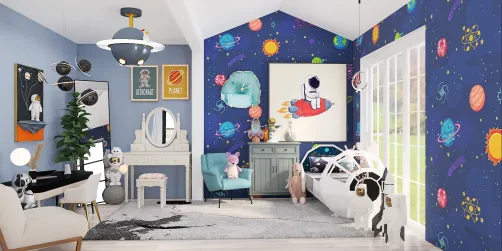 girls space room