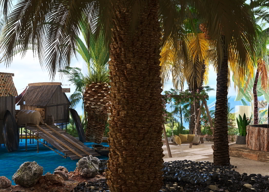 Deserted island Design Rendering