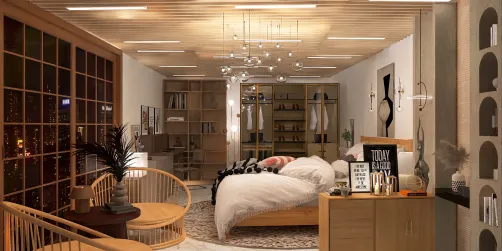 industrial bedroom