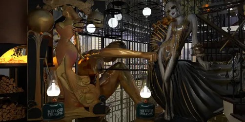 Art deco / industrial 