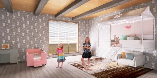 Big sister and little sister's room