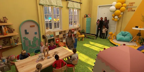 Первый день в новом садике