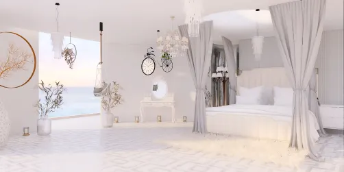 white romantic room🌸