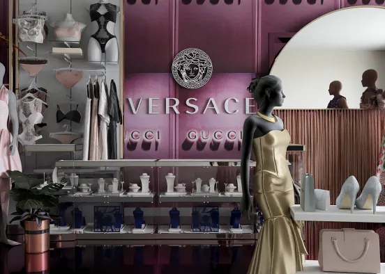 << Versace Store >> Design Rendering