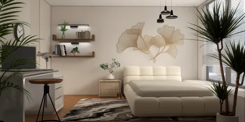modern style bedroom