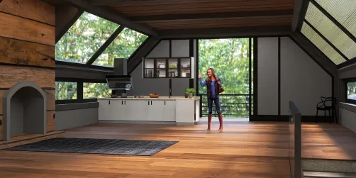 Cabin kitchen