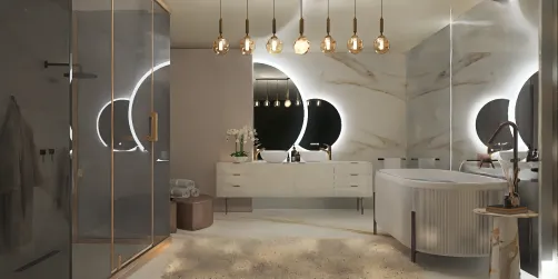 Modern luxury bathroom