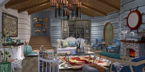 Eclectic coastal style