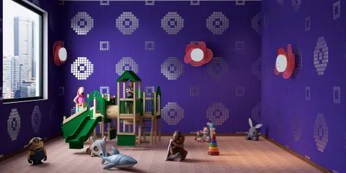 Little girls playroom