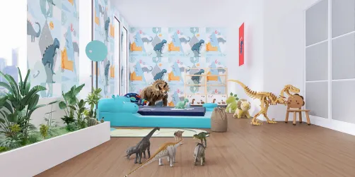 Quarto Infantil de Dinossauro 