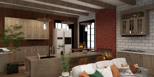 Rustic Farm Kitchen