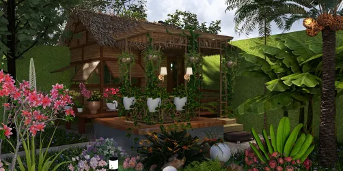 Bahay Kubo/Nipa Hut.