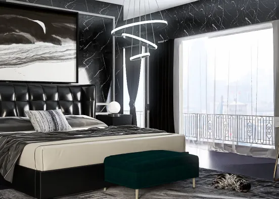 Mafia Bed Room..🥹🖤 Design Rendering