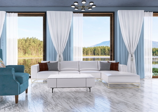 living room  Design Rendering