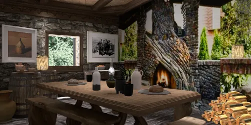 Representación de un cuarto medieval 