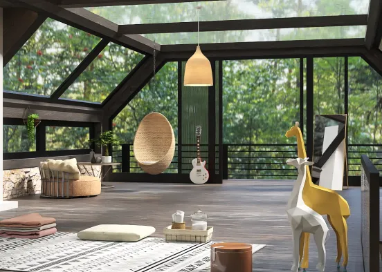 Casa en el bosque 🥧 Design Rendering