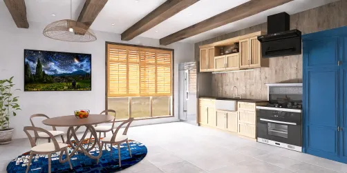 A traditional Kitchen & Dinning
