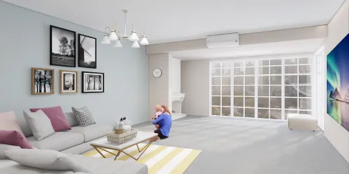 Sala de estar simples