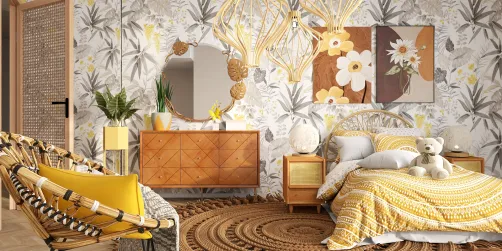 Yellow boho 